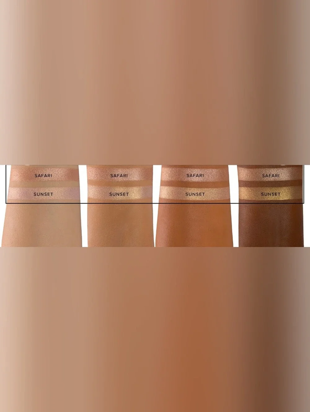 Whats Up Beauty Serengeti Highlighter Duo - Shade Safari Sunset NIB